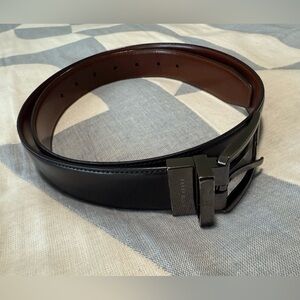 Men's Reversible Perry Ellis Leather Belt